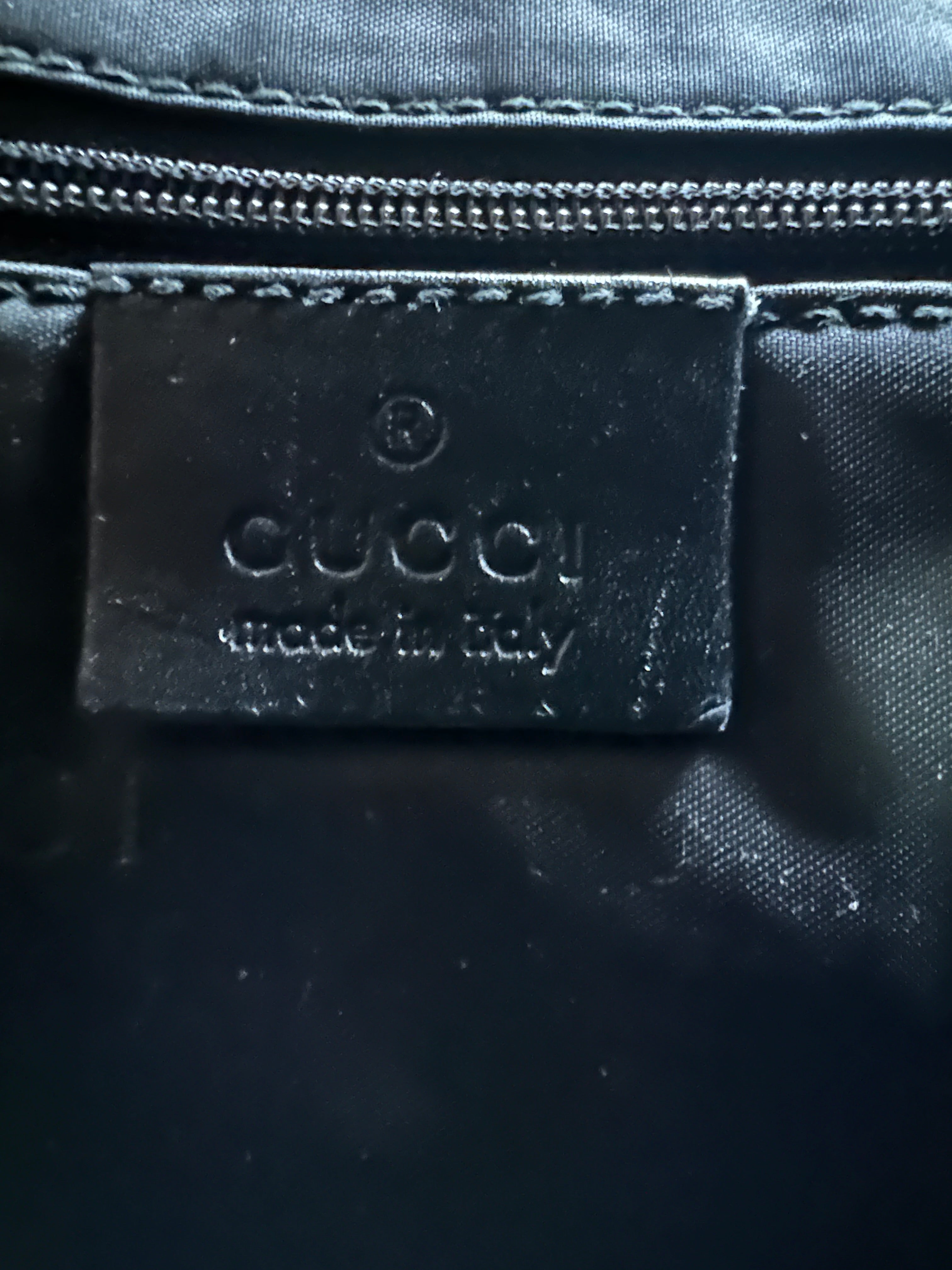 Handbag, Gucci by Tom Ford Black with Gold Tiger Charm