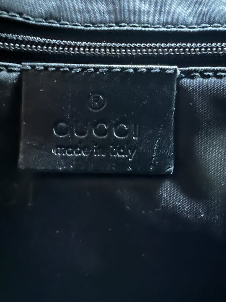 Handbag, Gucci by Tom Ford Black with Gold Tiger Charm