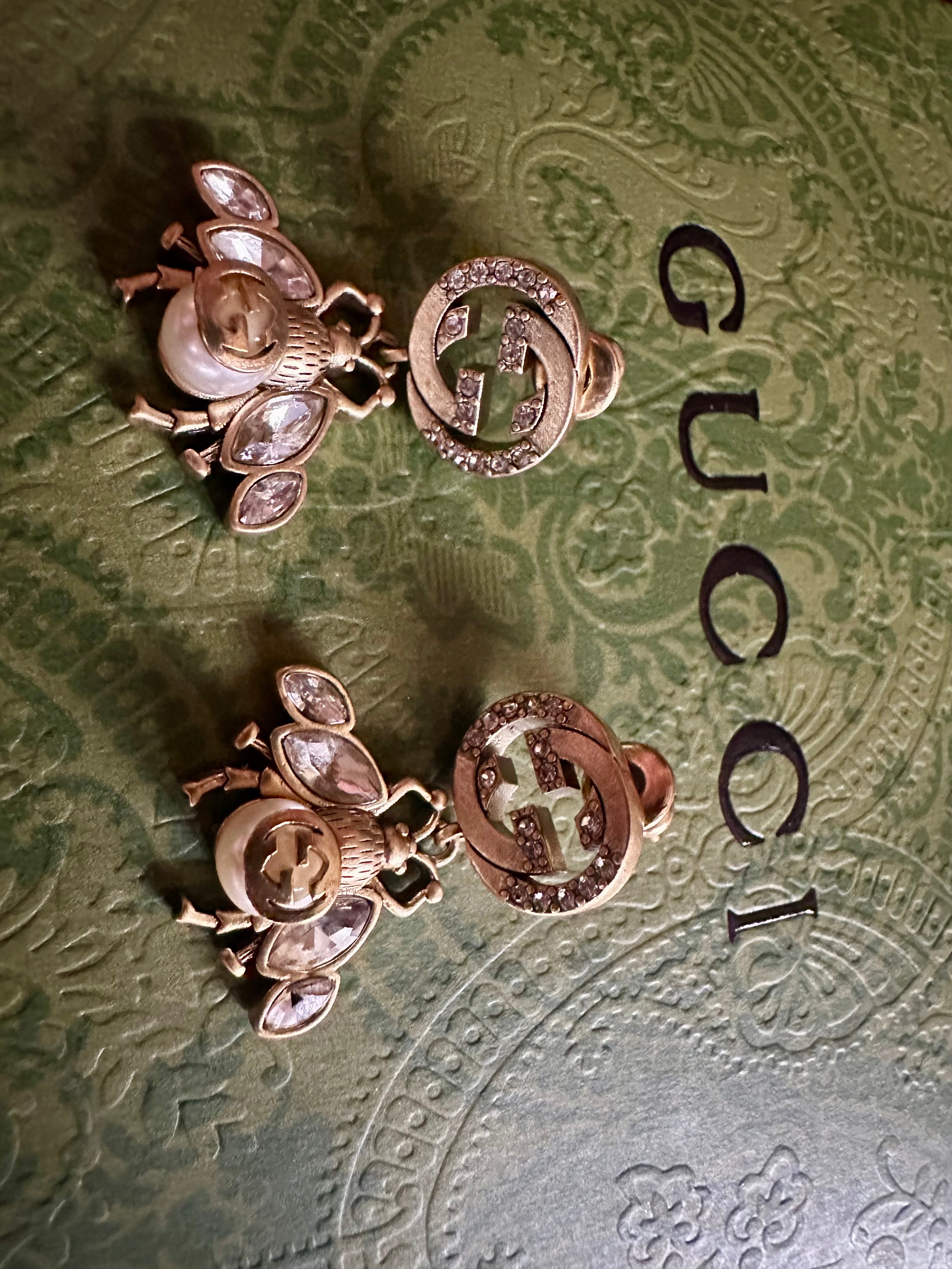 Jewelry, Gucci  Bee Earrings 2 pairs