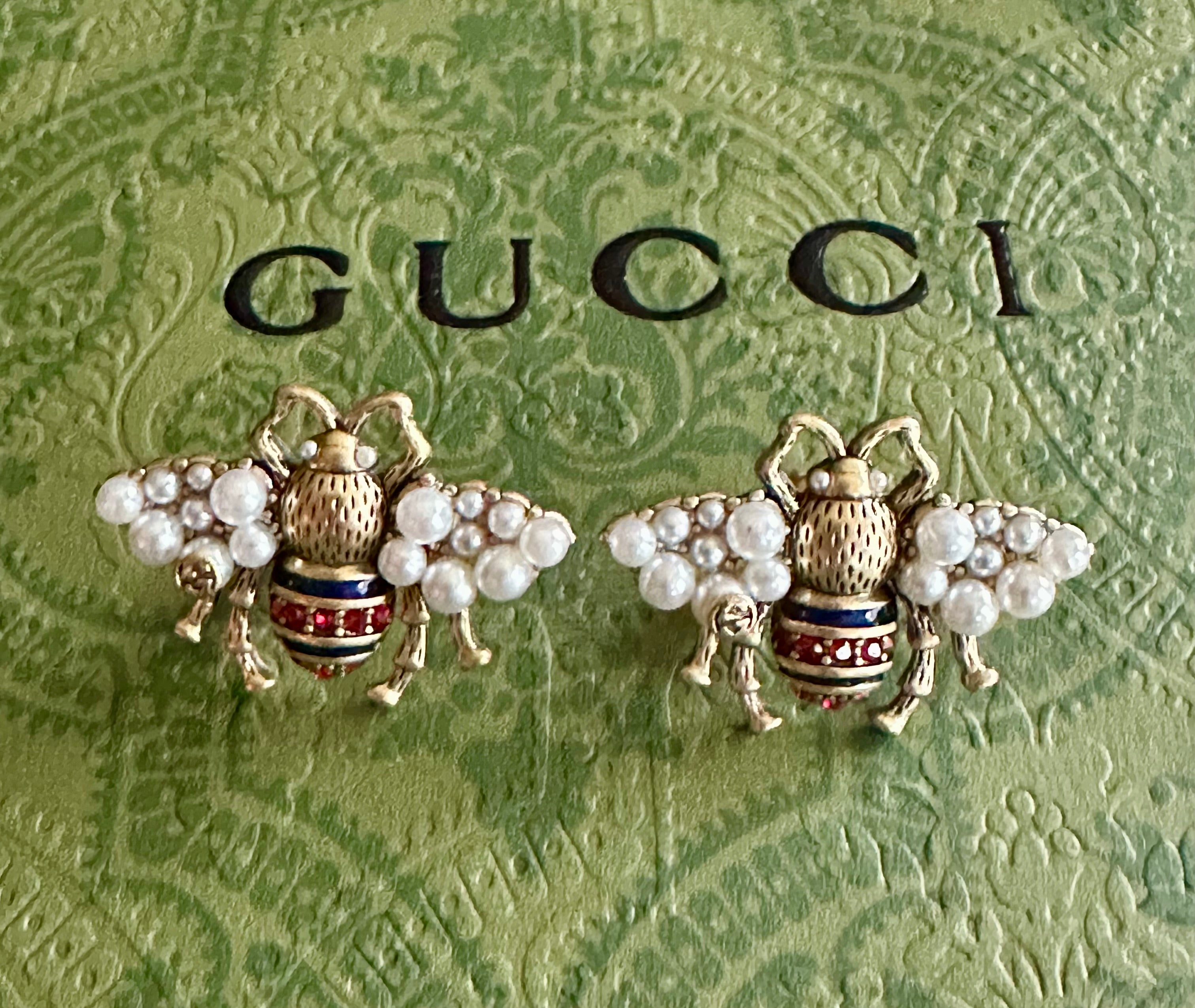 Jewelry, Gucci  Bee Earrings 2 pairs