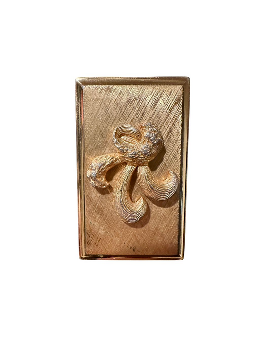 Handbag, Koret Black Bag with Gold Clasp