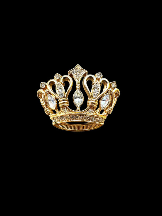 Jewelry, Kenneth Jay Lane (KJL) Crown Brooch