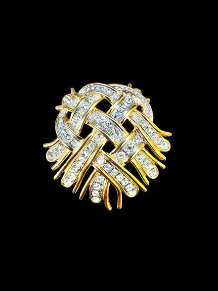 Jewelry, Kenneth Jay Lane (KJL) Rhinestone Brooch