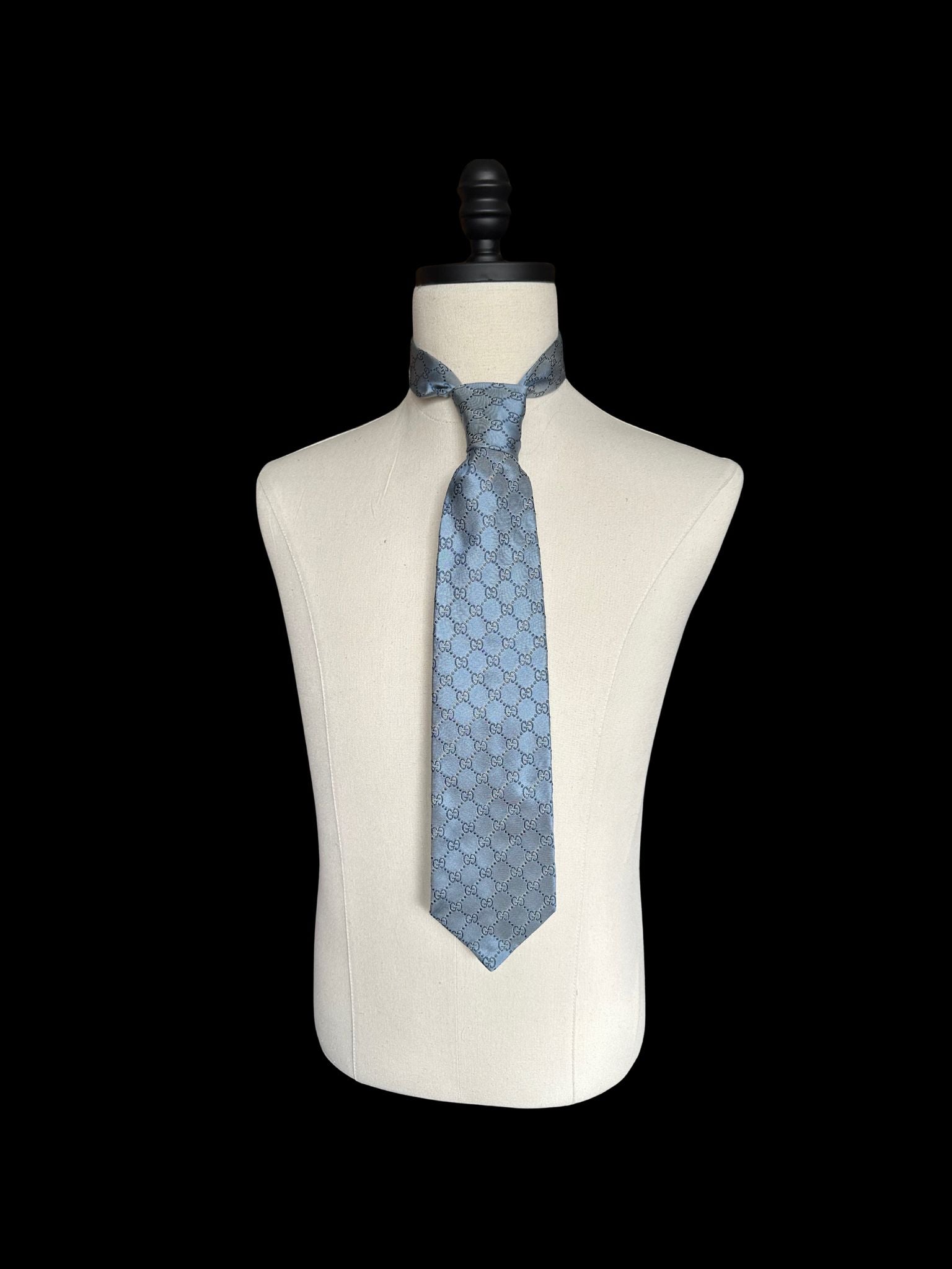 Ties, Gucci Slate Blue Necktie