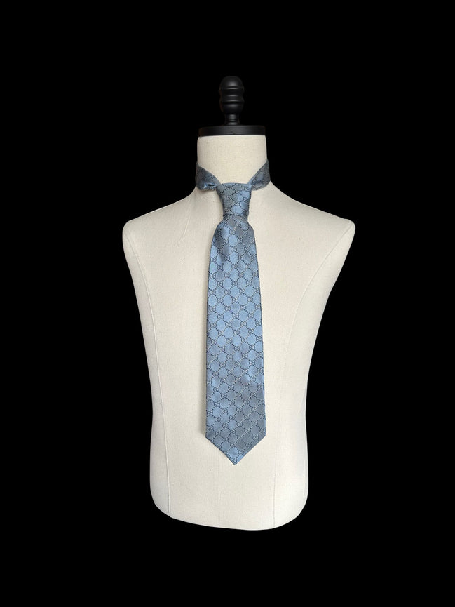 Ties, Gucci Slate Blue Necktie